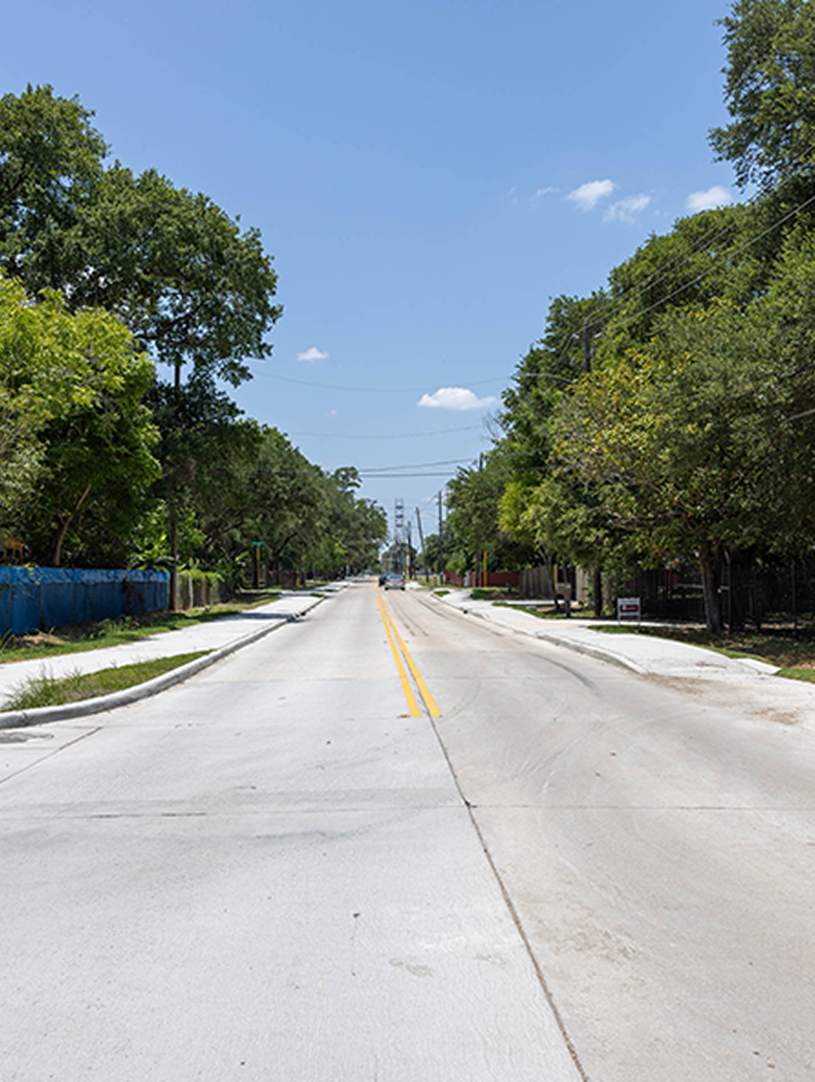 Street construction worker